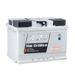 AutoPart GALAXY SILVER 55 Ah/12V Euro (0)